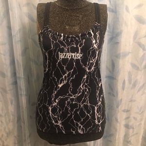 Jazzercise Athletic Top with Built-in Bra